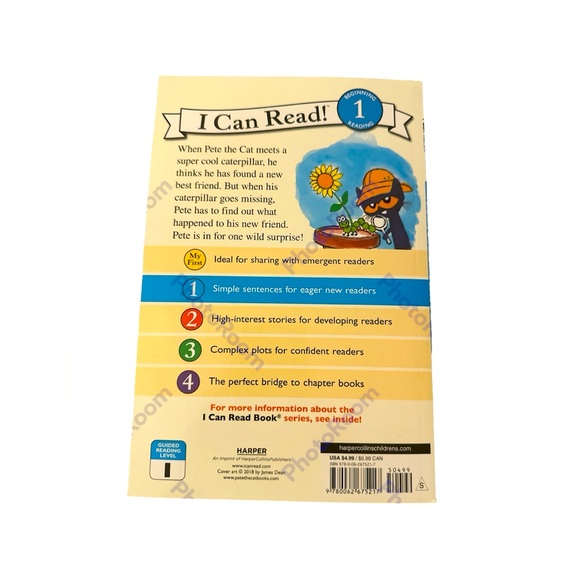 I Can Read Book 1- Pete the Cat (4 books) π - Picture 4 of 11